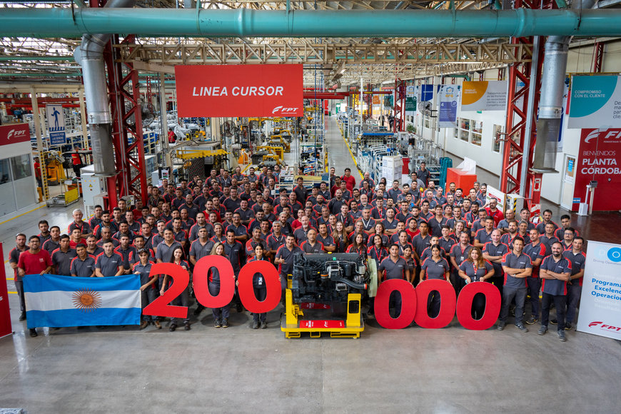 菲亚特动力科技（FPT INDUSTRIAL ）创新纪录，第 20 万台发动机在科尔多瓦下线